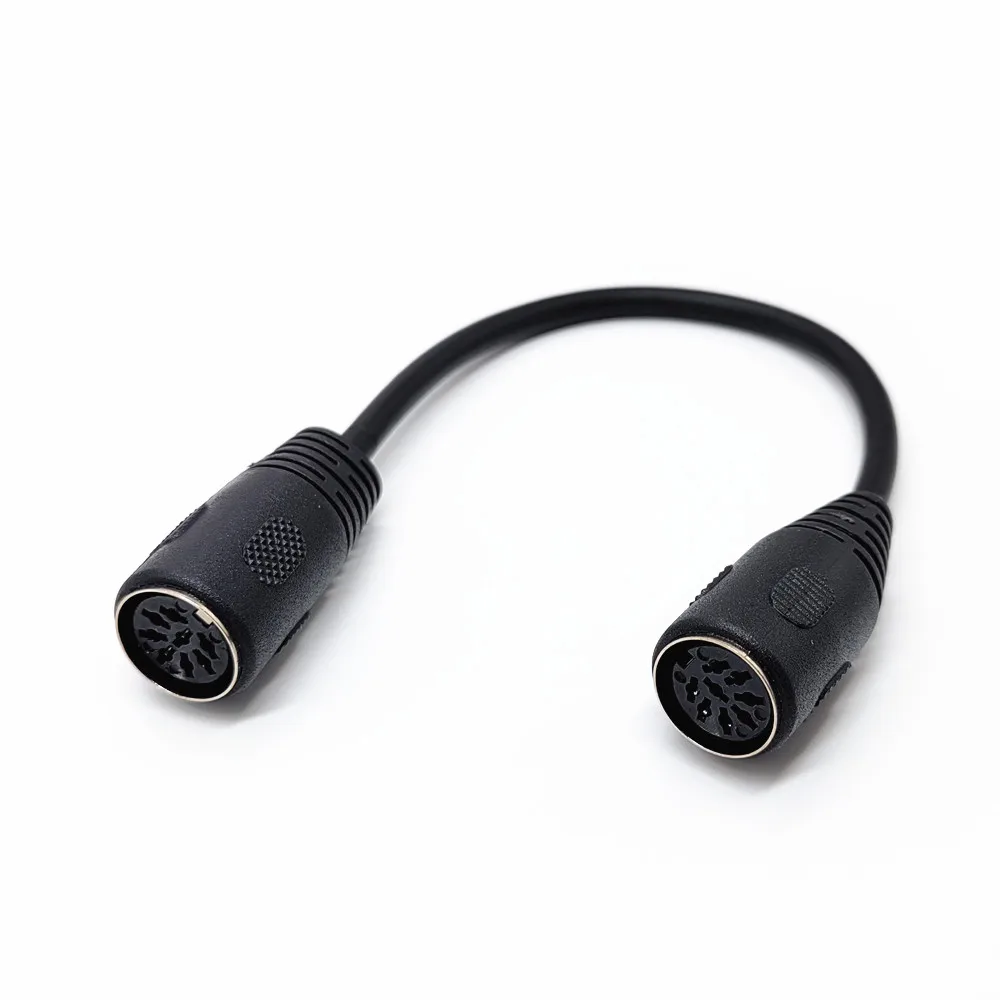 Din 8 Pin Female to Female Speaker Audio Cable 8pin-8pin  0.2m