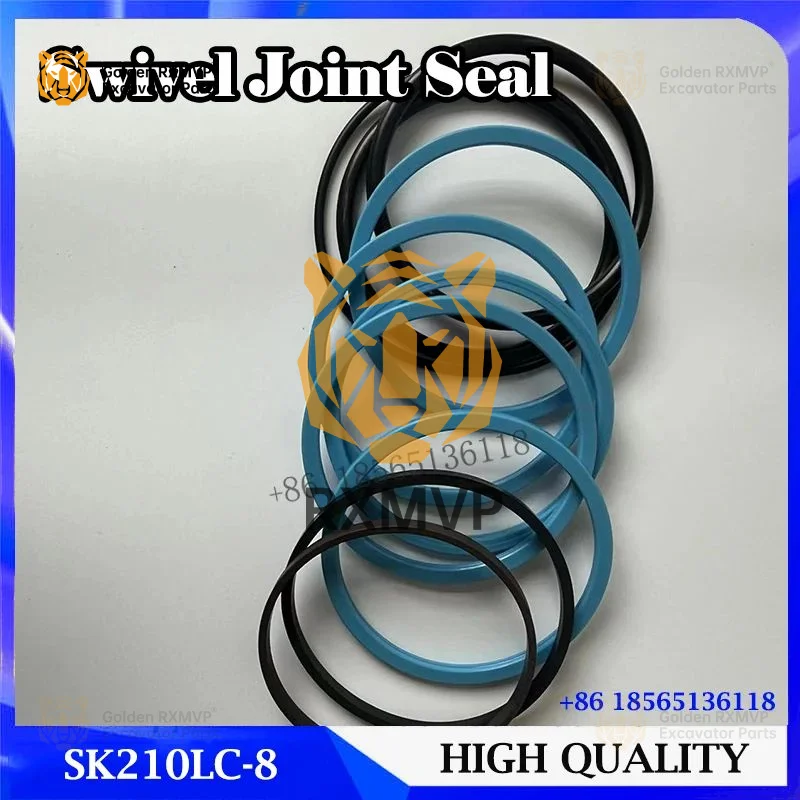 For Kobelco SK210LC-8  Seal Kit YN55V00053F1  SK210-8 SK210LC-8 Hydraulic Swivel Joint Oil Seal Excavator