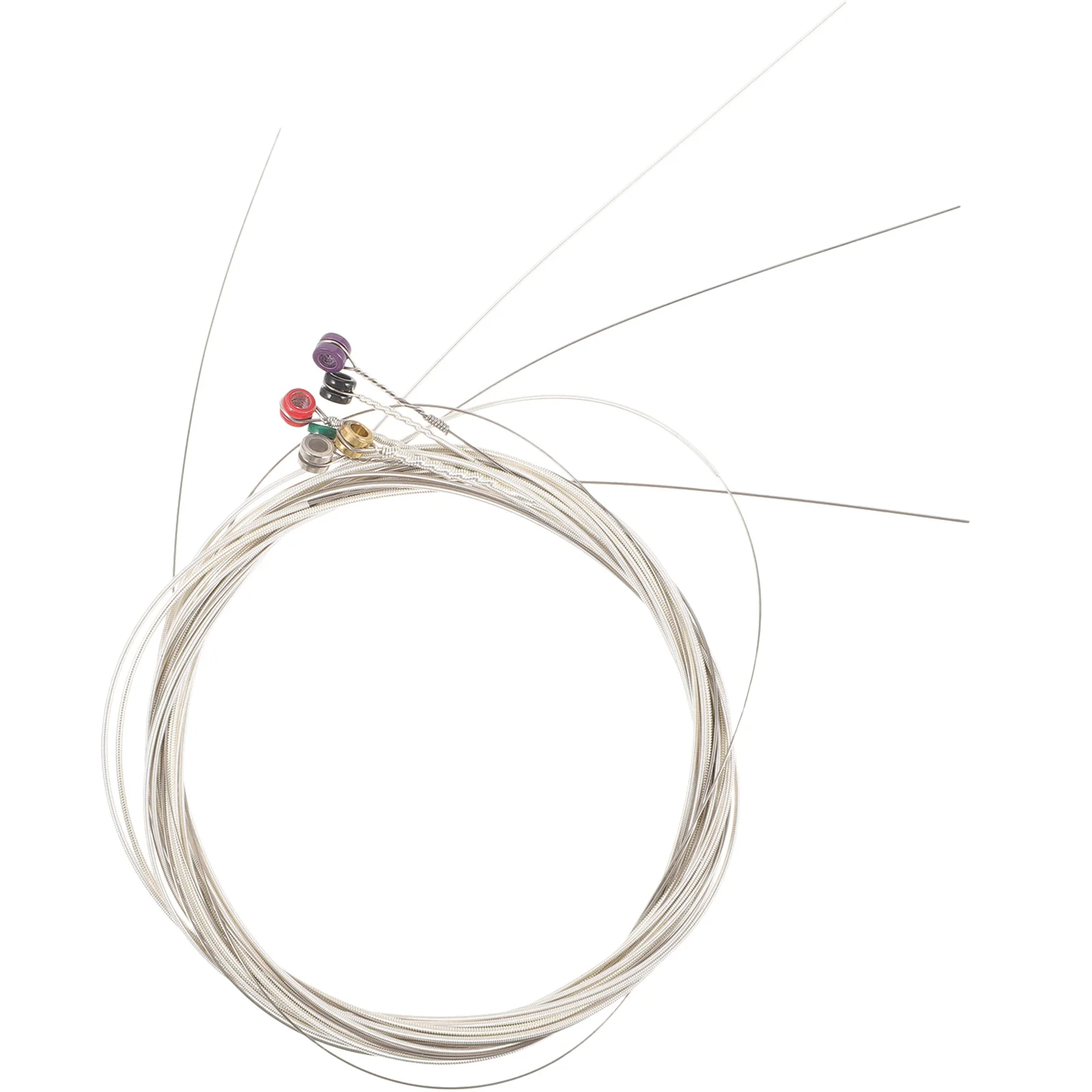 

6Pcs Phosphor Copper Guitar Strings Replacement for Electric Folk Guitar Versatile Durable Strings Pack Accessory