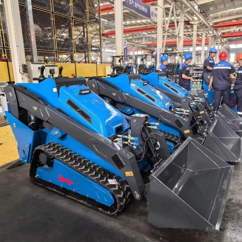 Custom Tracked Compact Track Loader for Civil Engineering Track Type Skid Steer Loader with Multi Attachments