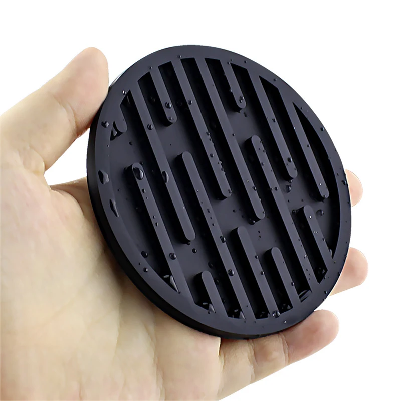 Silicone Cup Coasters Round Heat Resistant Rubber Table Hot Drink Coffee Mug Glass Beverage Holder Pad Home Decor Kitchen Tools