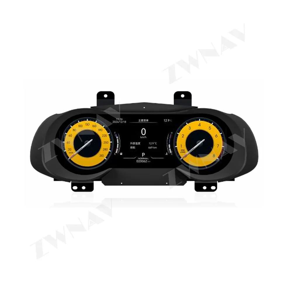 Dashboard For Maserati Quattroporte 2013-2023 LCD instrument cluster Virtual Driving display Cockpit Virtual Instrument Panel