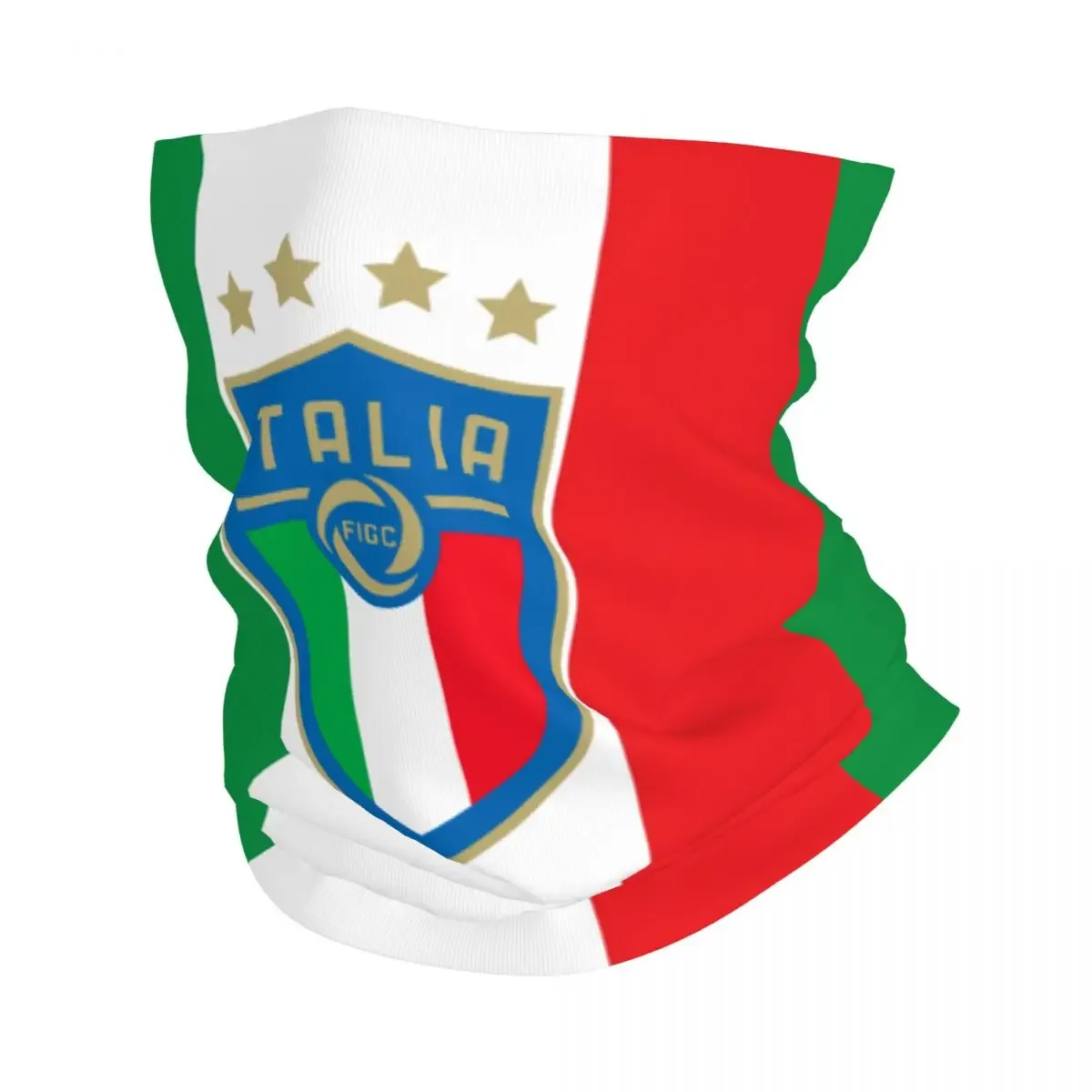 Italia Figc Bandana Neck Gaiter UV Protection Face Scarf Cover Men Women Italian Football Gift Headwear Tube Balaclava