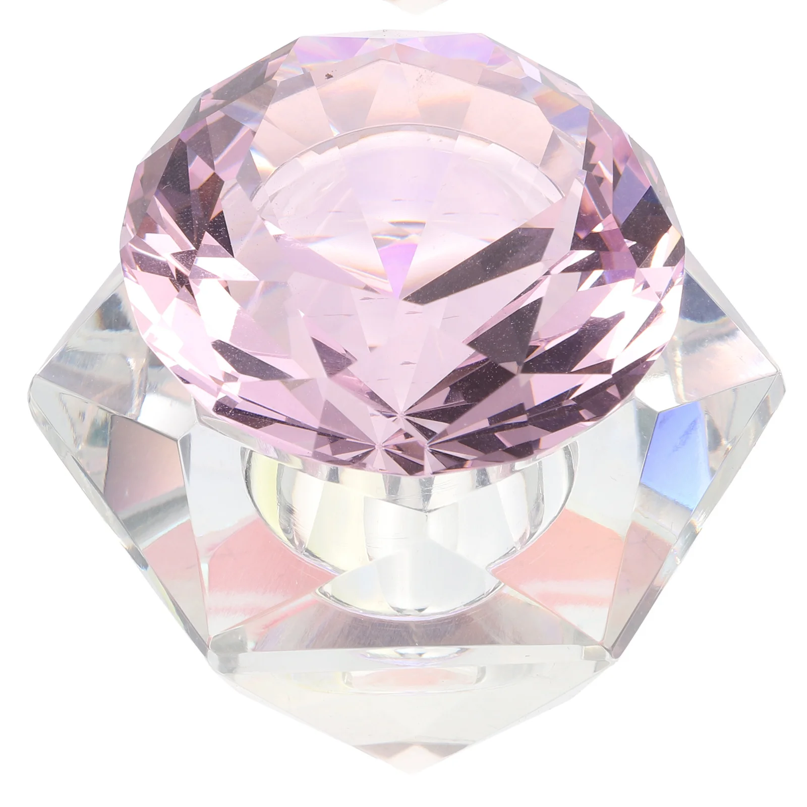 1 قطعة كأس كريستال قسط مانيكير مسمار الفن طبق لخلط مسحوق الأكريليك والسائل سهلة الاستخدام مسمار كريستال الحاويات أداة #4