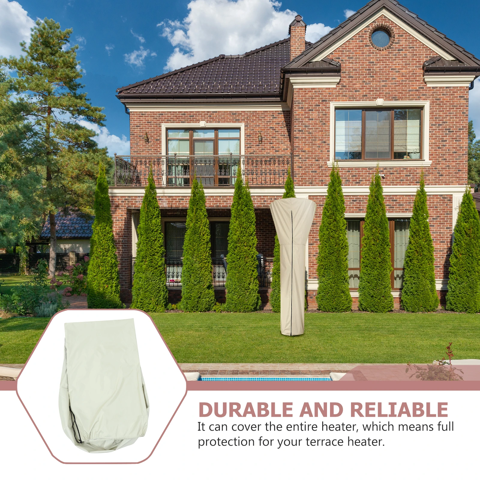 

Heater Cover Patio Covers Waterproof Outdoor Garden Protective for Protector Dust
