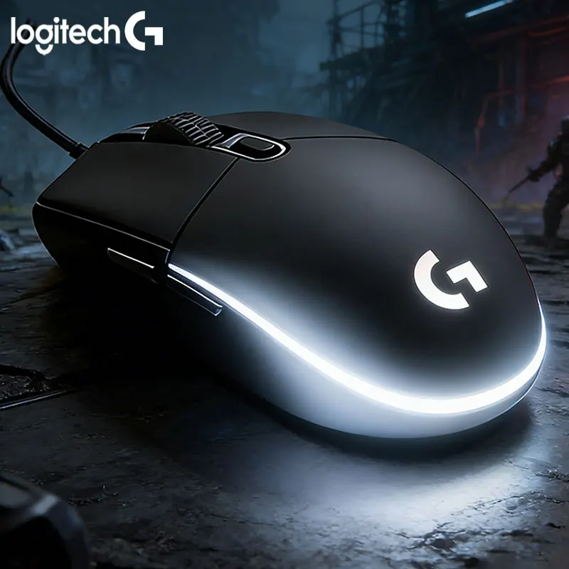 

Logitech G102 High-Cost-Performance Gaming Mouse 3200DPI RGB Backlight Suitable for Both Office and Gaming