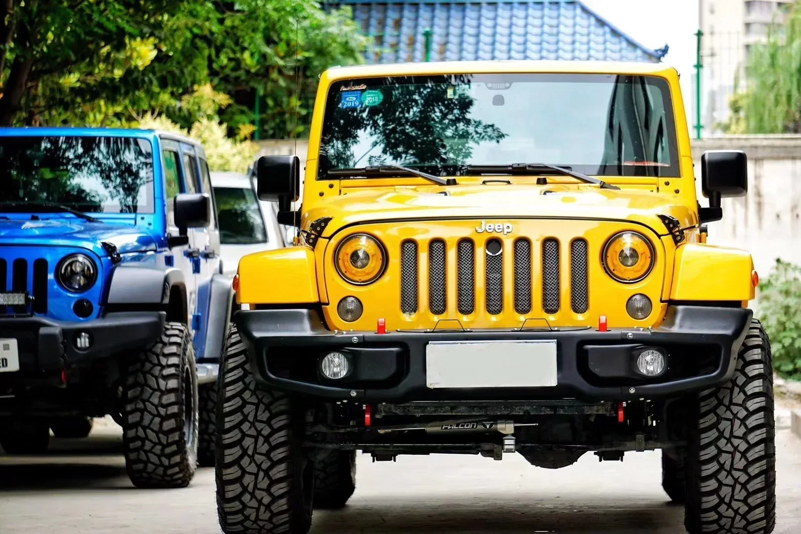 10th Anniversary front bumper with Corner for Jeep Wrangler JK