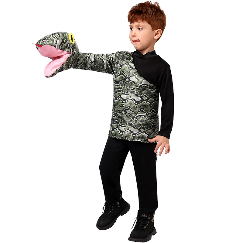 Bambini Animal Snake Halloween Cosplay Boy Anaconda Kids Costume