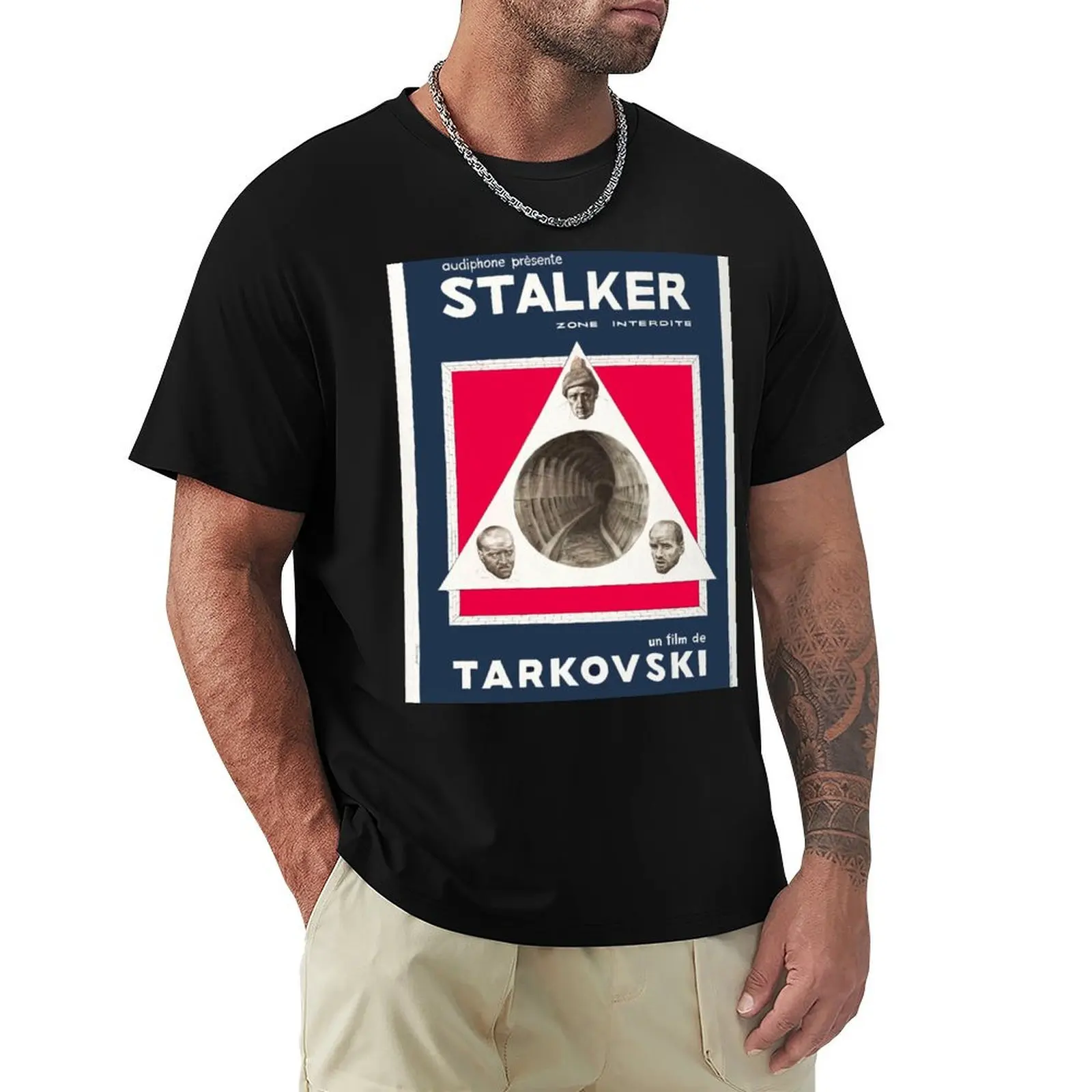 Stalker French Poster T-Shirt t shirt man plain T-Shirt