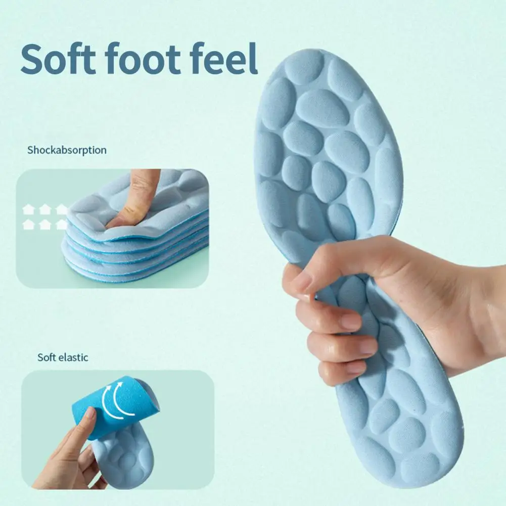 Memory Foam Orthopedic Insoles for Shoes Men Women Nano Antibacterial Deodorization Insole Sweat Absorption Running Cushion