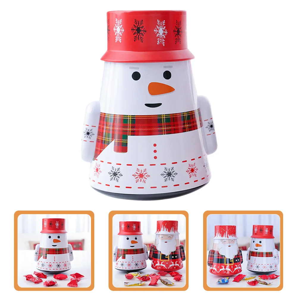 Candy Jar Christmas Container Containers for Small Tins with Lids Gift Bags Xmas Tumbler Candies Cases