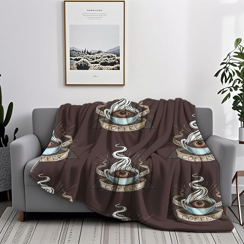 بطانية صوف حديثة وبسيطة لحاف لحاف غير متوقع بطانيات غير قابلة للتنفس لمطبخ مكتب البالغين