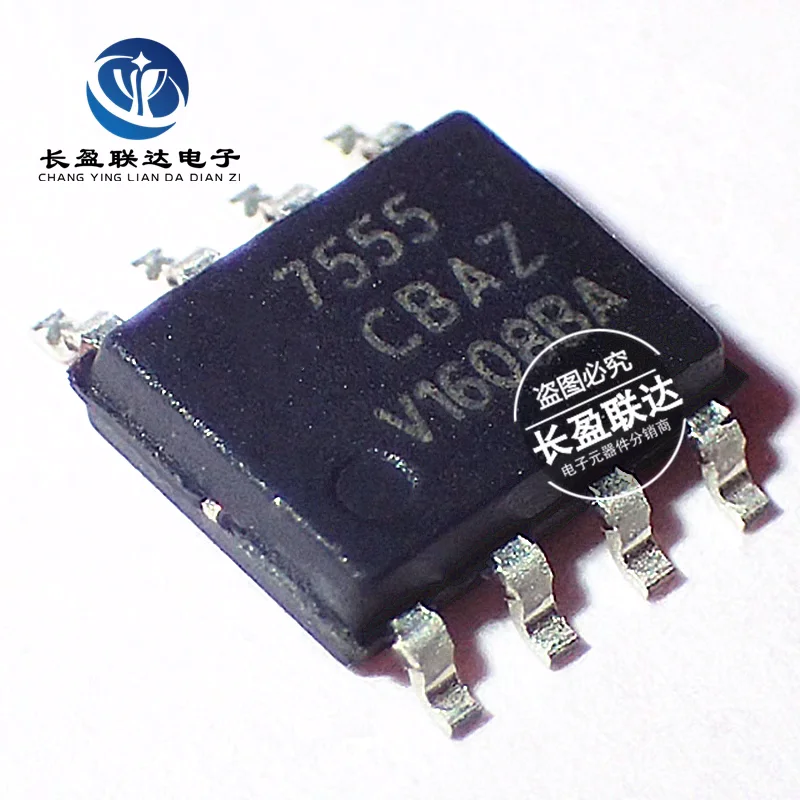 5PCS/LOT New GC7555AP 7555CD 7555ID 7555CBAZ 7555IBAZ SOP-8 General purpose CMOS timer