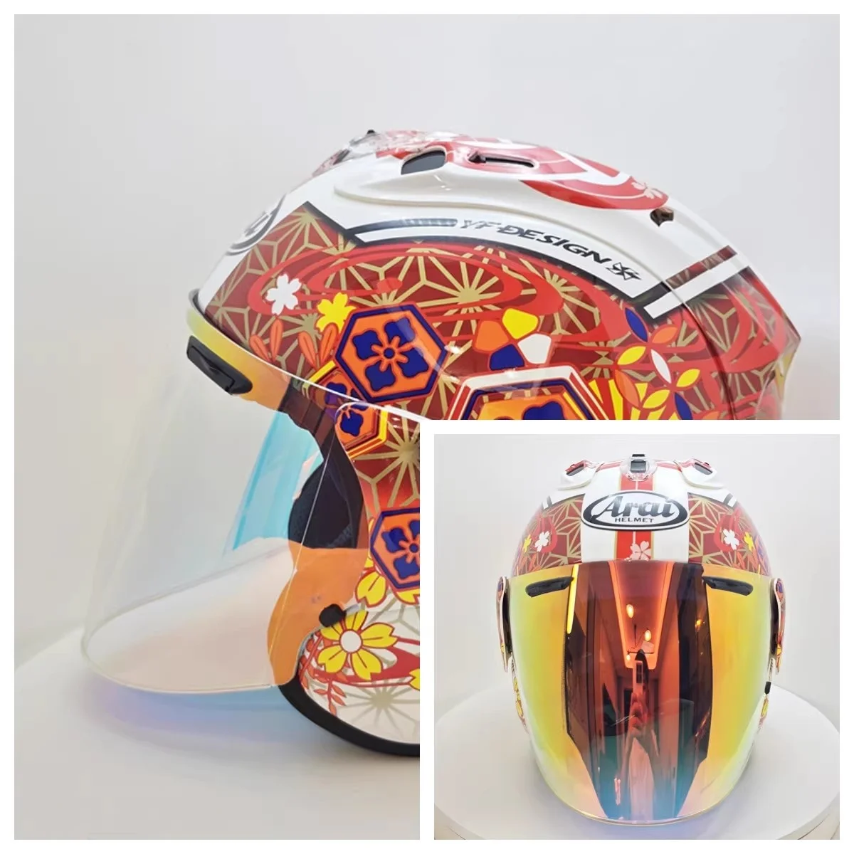 VZ-RAM High Quality ABS Classic 3/4 Open Face Helmet,For Harley Motorcycle And Cruise Motorcycle Protection Helmets,NAKAGAMI