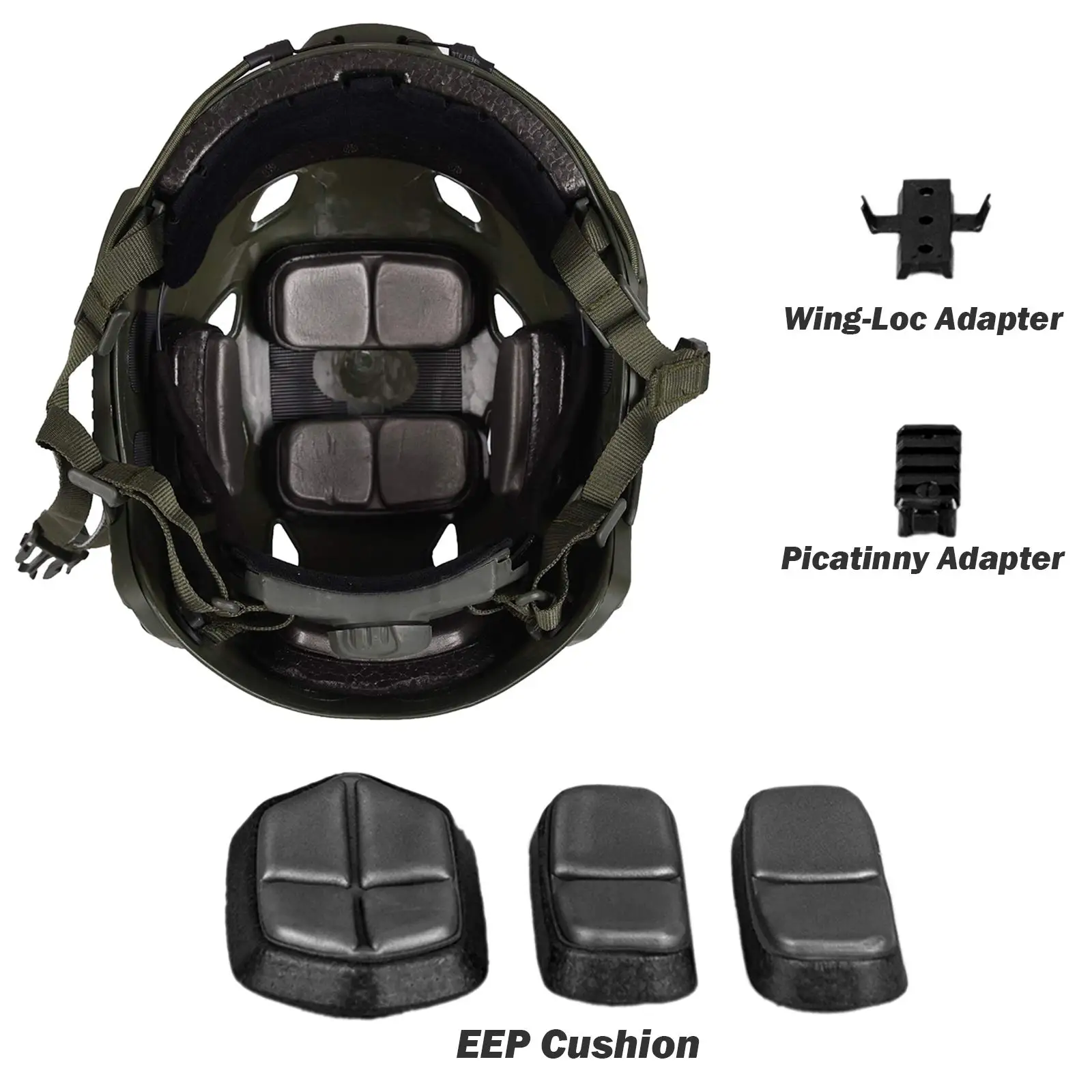 BOOIU BJ Fast Helmet Base Jump Tactical Helmet for CS Airsoft Paintball Outdoor Sports Hunting Shooting Safety Protection Rescue