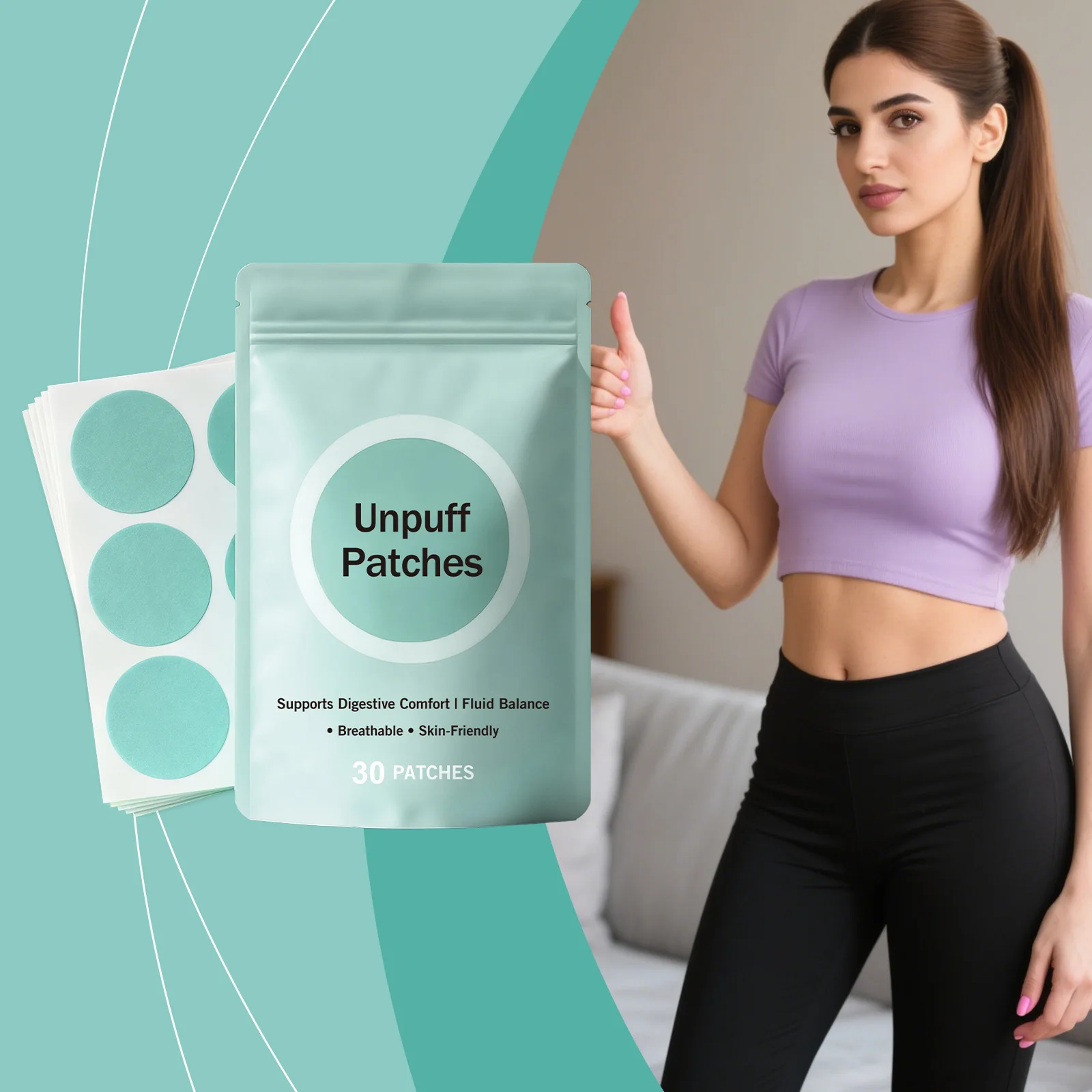 

Body Contouring Patch Gentle Lightweight For Figure Curve Enhancement Easy Application Daily Use Comfortable Skin Care Patch