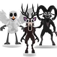 New 99 Nights in The Forest Deer Owl Goat Monster Model Figurine Plastic Toy Gifts