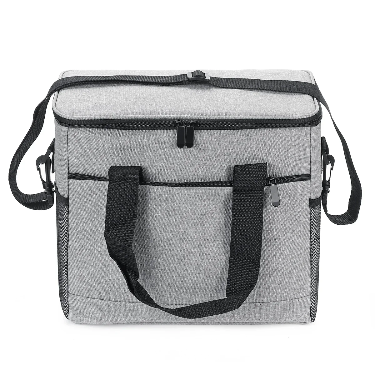 Insulated Lunch Bag For Outdoor Picnic Party Thermal Cooler Box Coolbag Wide-Open Food Storage Lunchbox Large Cool Drink Holder