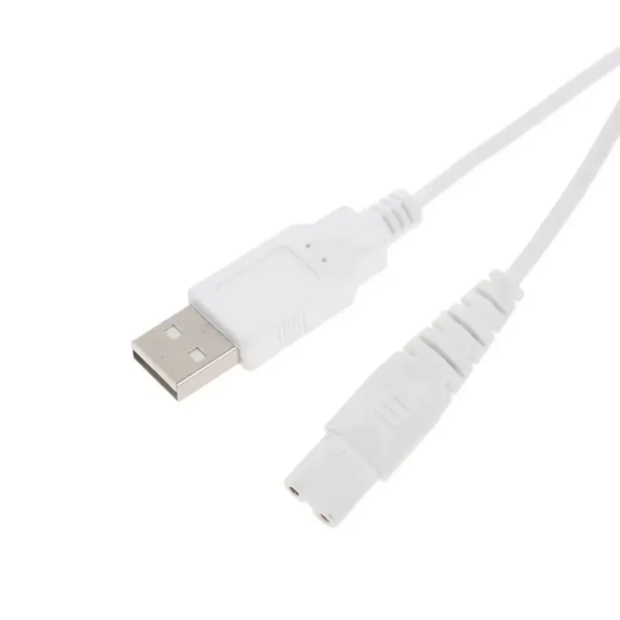 XIKCU White USB Cable Charging Line Suit HF-5 HF-9 HF-6 Oral Irrigator Teeth Water Flosser Power Cord USB Electrical Cord image 5