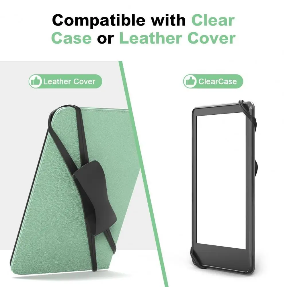 Reusable Hand Strap Silicone Tablet Hand Strap Set High Elasticity Finger Grip Holder Lightweight Universal E-book for Kindle