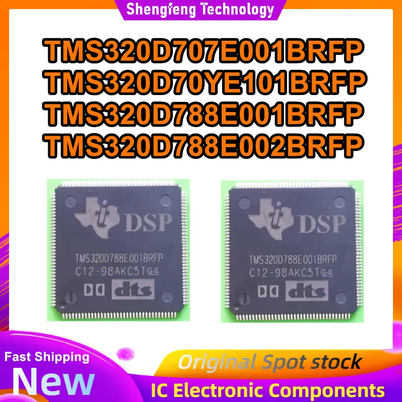 

TMS320D707E001BRFP TMS320D70YE101BRFP TMS320D788E001BRFP TMS320D788E002BRFP QFP IC-чип 100% новый, оригинальный, в наличии