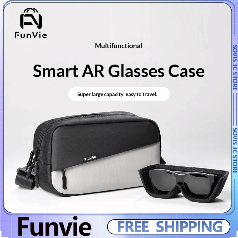 

Портативный многофункциональный чехол Funvie для AR/умных очков XREAL ONE/XREALAIR2 PRO/INMO GO/ROKID AR LITE
