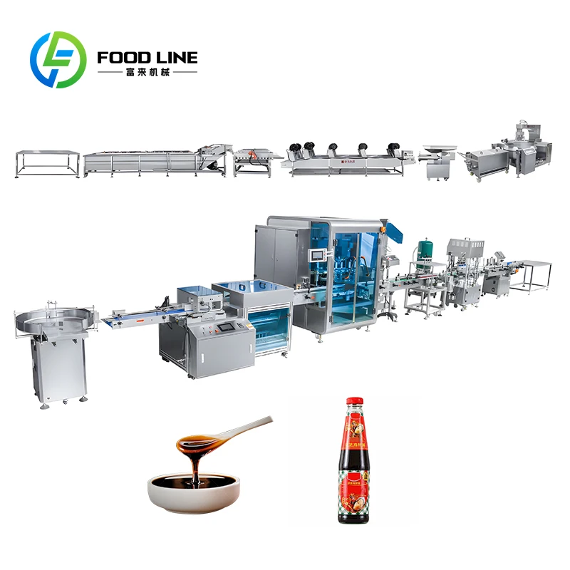 High Output Custom Oyster Sauce Production Line Integrated Oyster Sauce Sterilization And Filling Production Line Customized