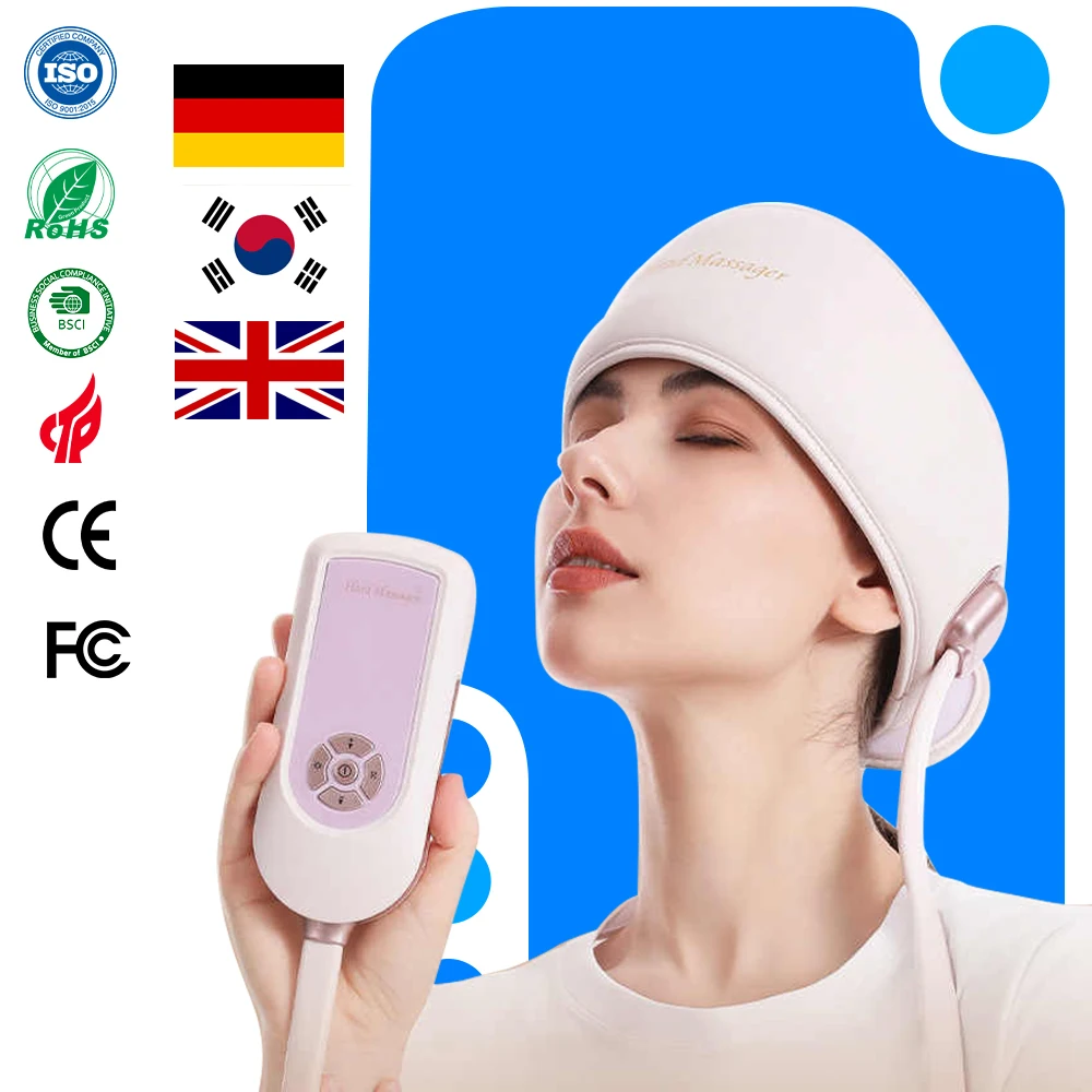 

Multi-Function Electric Head Massager Spa Equipment with Comfortable Heating Wrap Scalp Relaxing Device