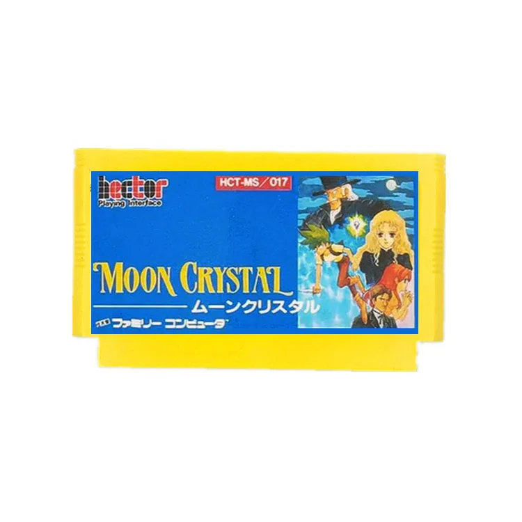 Moon Crystal for FC Console 60Pins Video Game Card