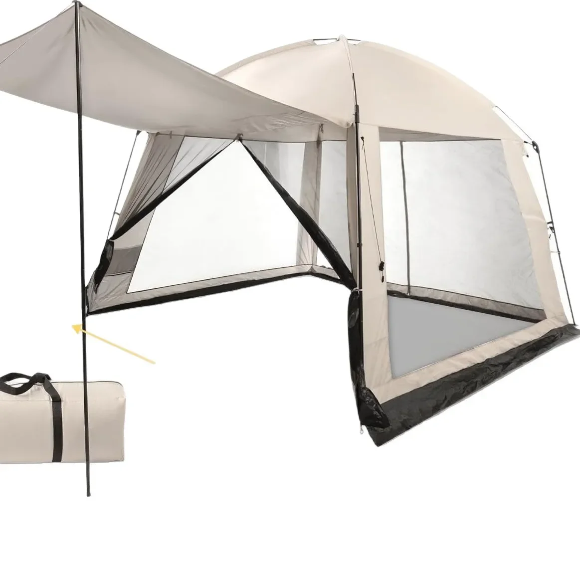 Outdoor large tent canopy shading mesh pergola portable mosquito-proof