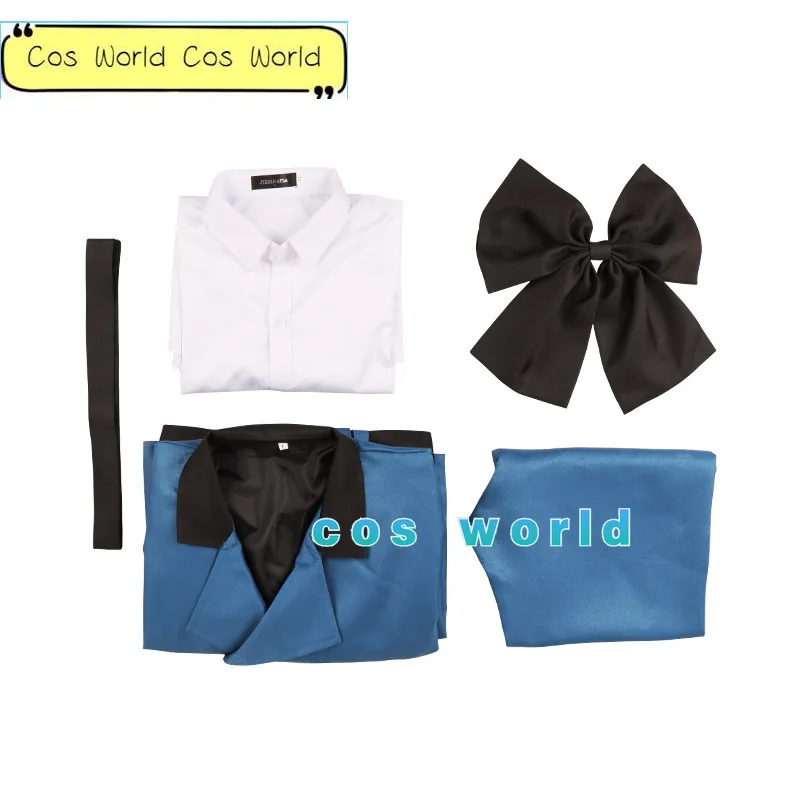 Anime Zwarte Butler Ciel Phantomhive Cosplay Kostuum Mannen Halloween Rollenspel Blauw Jas Shirt Broek Kort Haar Pruik Vol Pak