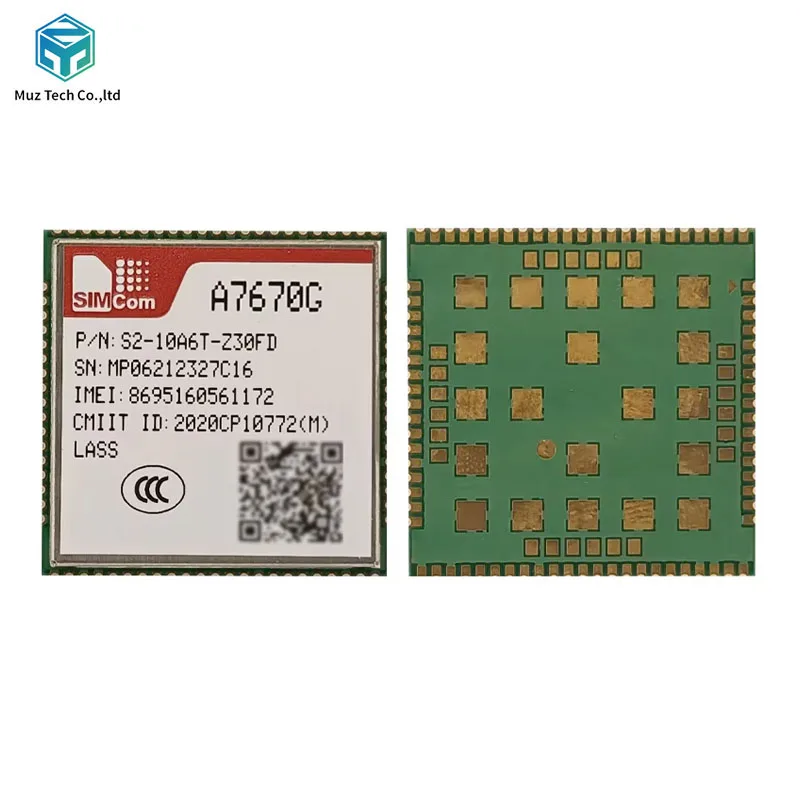 Модуль SIMCOM A7670G A7670 серии A7670G-LABE Глобальная версия LTE CAT1 + 4G + 2G + голосовой модуль, совместимый с SIM7000 SIM7070 Модуль SIMCOM A7670G A7670 серии A7670G-LABE Глобальная версия LTE CAT1 + 4G + 2G + голосовой модуль, совместимый с SIM7000 SIM7070 