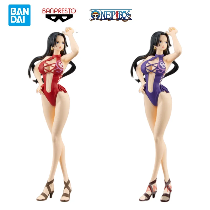 Image of Puppe, brandneu, verpackt auf Lager, Bandai Originalverpackung, Original One Piece Grandline Girls On Vacation Boa Hancock Anime-Charaktere