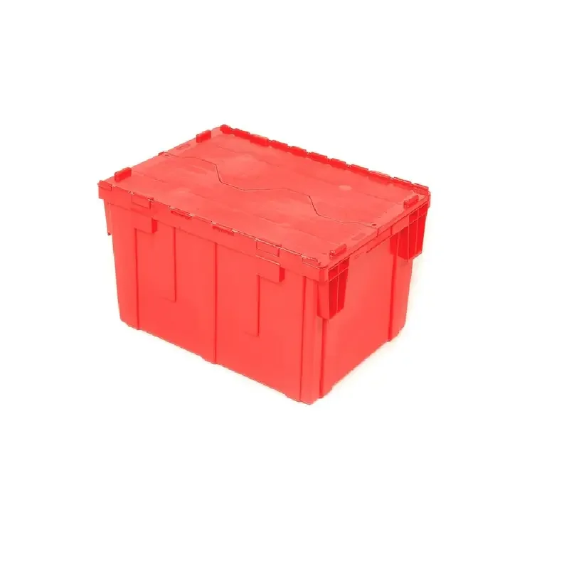 

Distribution Container With Hinged Lid, 28-1/8x20-3/4x15-5/8, Red