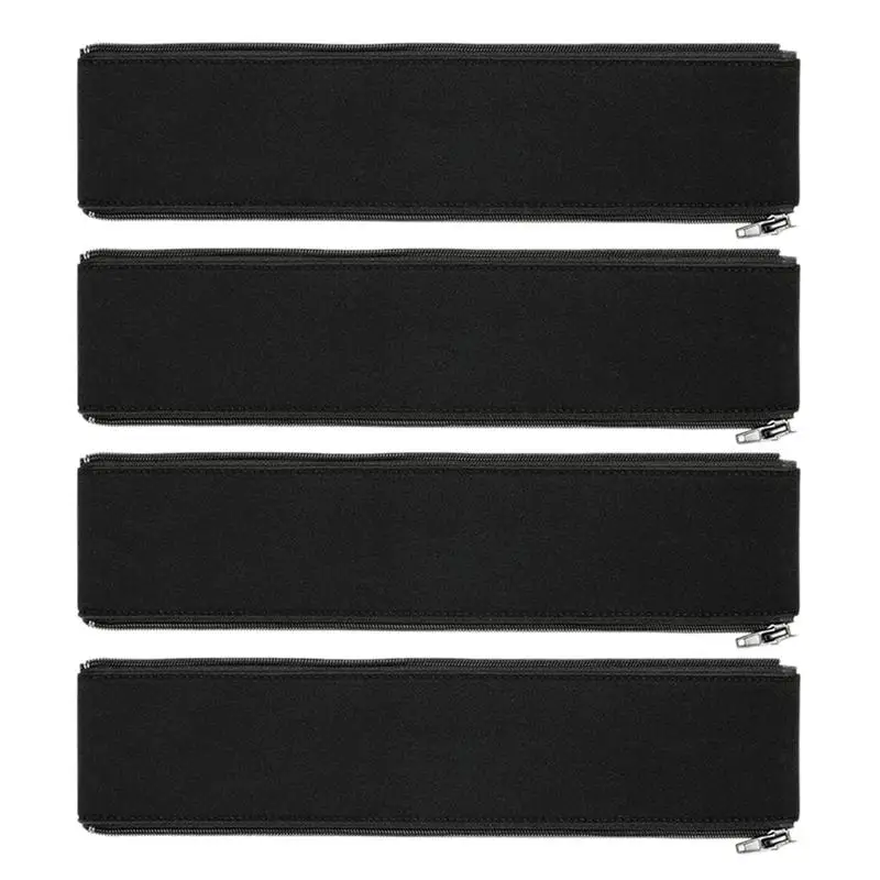 Cable Organizer Case Elastic Zipper Cord Protector 4X Cable Protector Sleeve Soft Cord Wraps For TV Cords Computer Cords