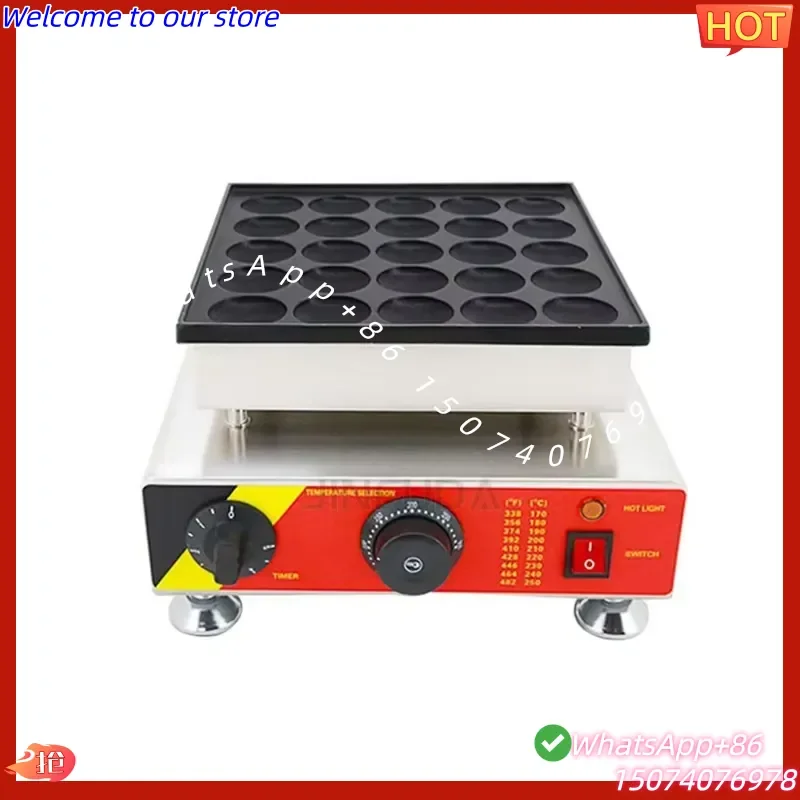 2026 High Quality Commercial Waffle Pancake Electric Heart Shaped Poffertjes Waffle Maker for Sale