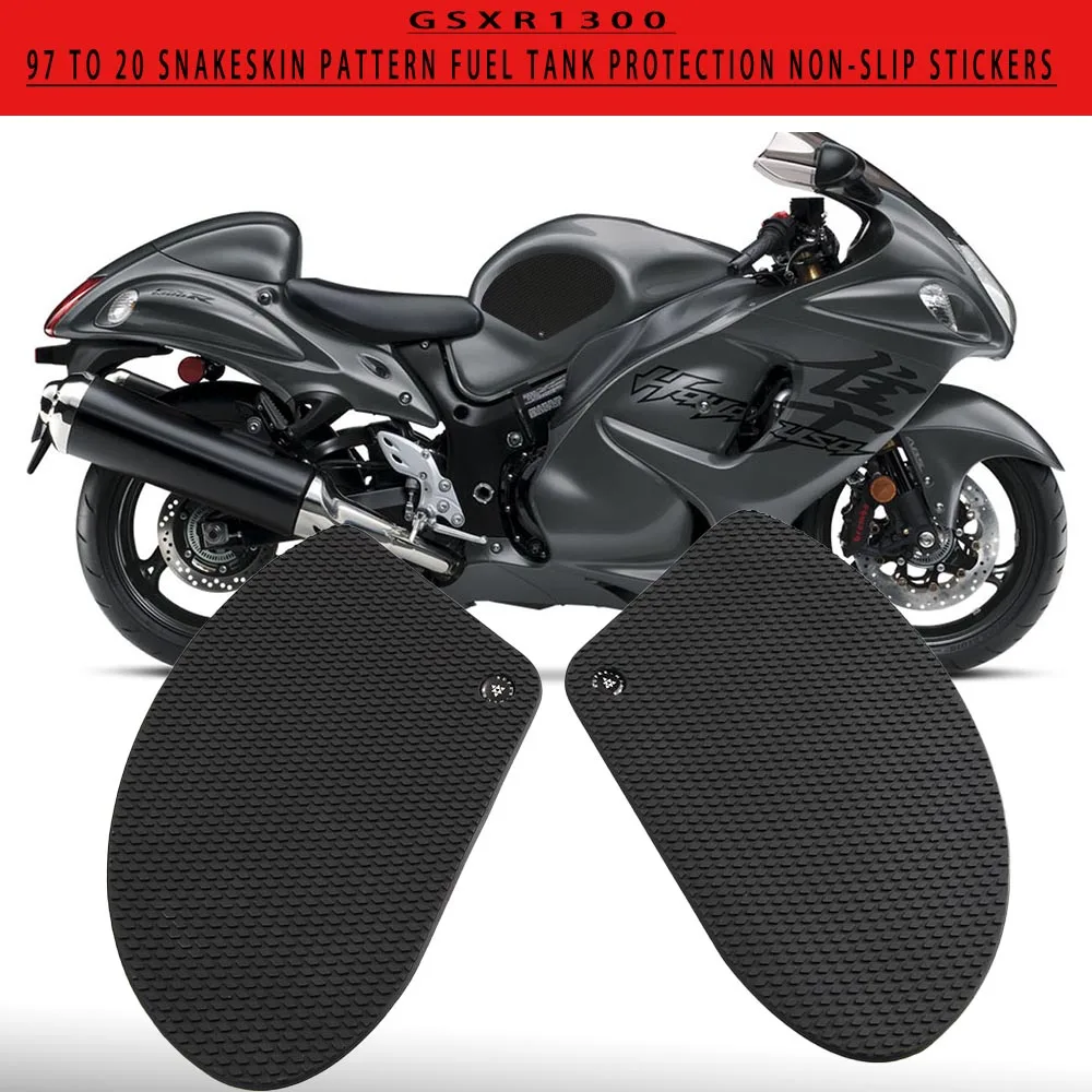 For Suzuki Hayabusa 1300 1997 - 2020 GSX1300R GEN 3 GSX 1300R GSXR1300 GSXR Side Decals Motorcycle Anti Slip Tank Pad Stickers