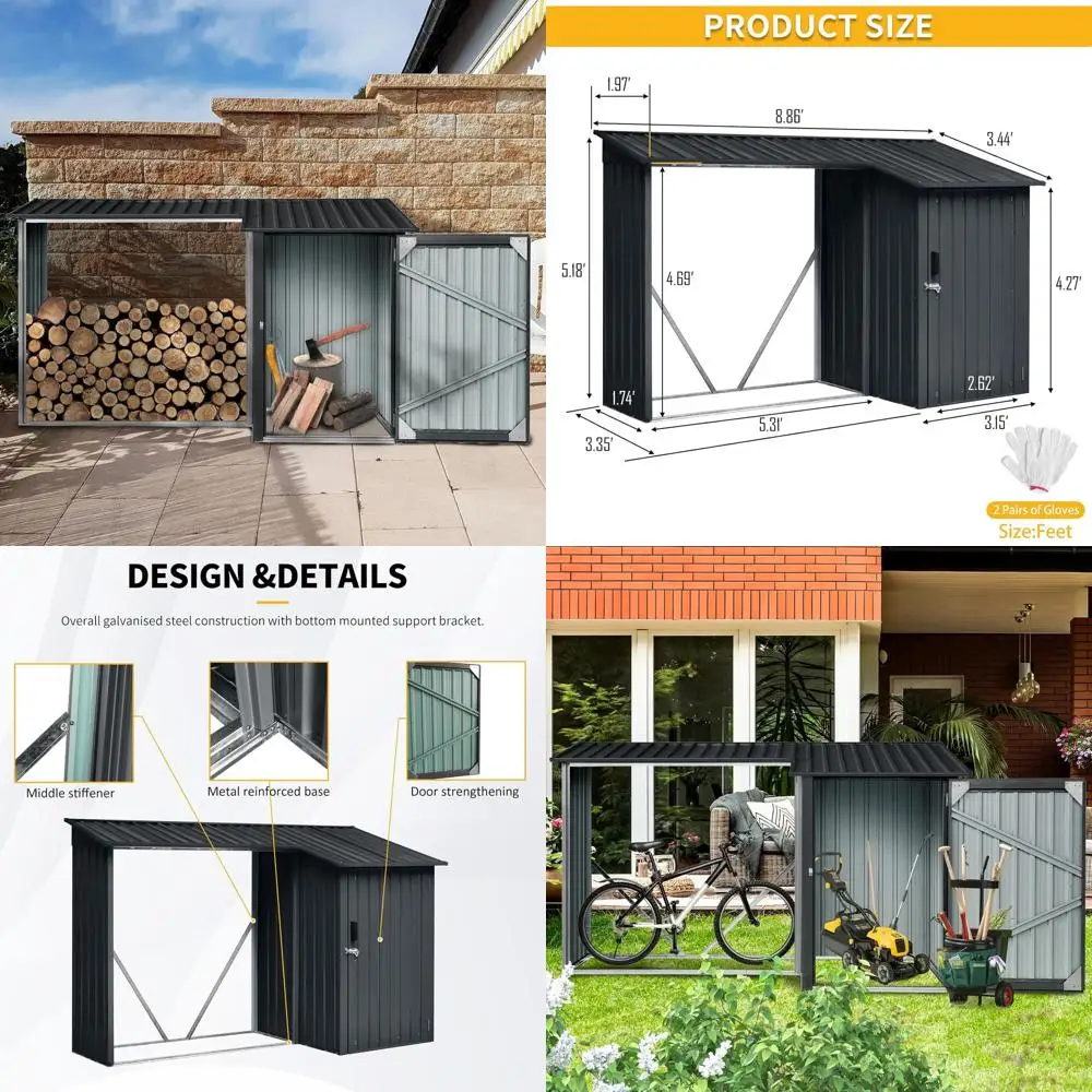 

Шайба из оцинкованной стали: нержавеющая, атмосферостойкая, наружная, для хранения дров и инструментов.