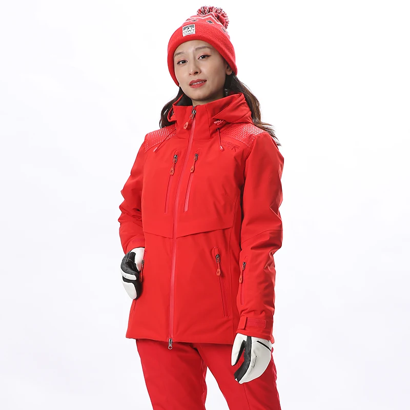 RUNNING RIVER Brand Hooded Women Ski Jacket High Quality Professional Sports Clothing Woman Outdoor Sports Jackets2050