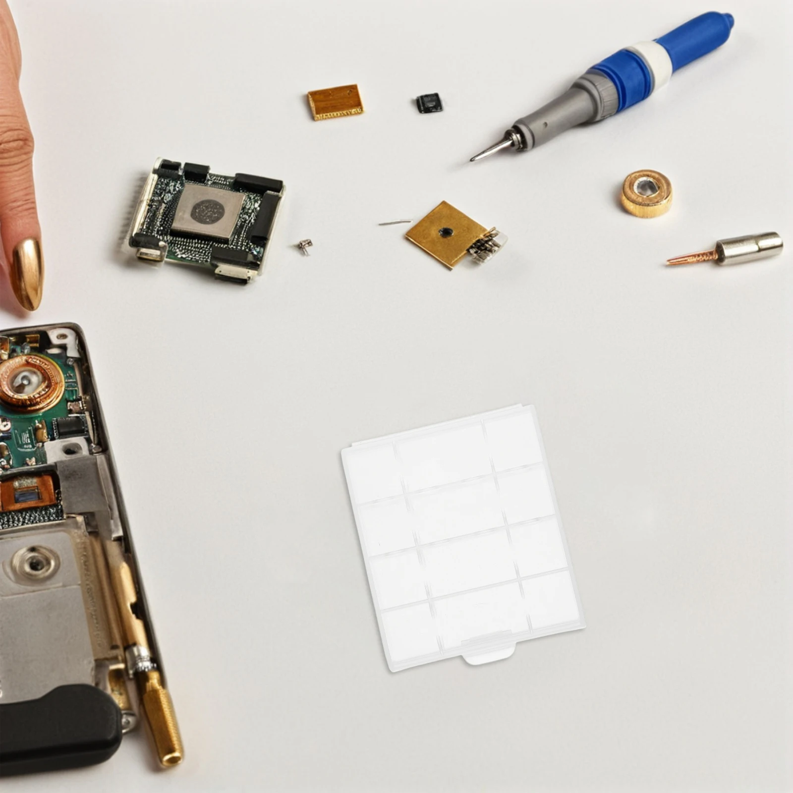 

12pcs Plastic Storage Case For Aa Aaa Batteries Clear Compartment Organizer Box Portable Waterproof Container Home