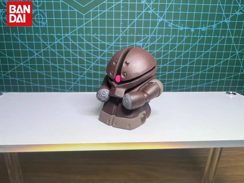 Bandai Mobile Suit Gundam Q Version Sitting Figure Gashapon Machiboke Series Original Zaku Jim Acguy Collectible Ornament - view 2