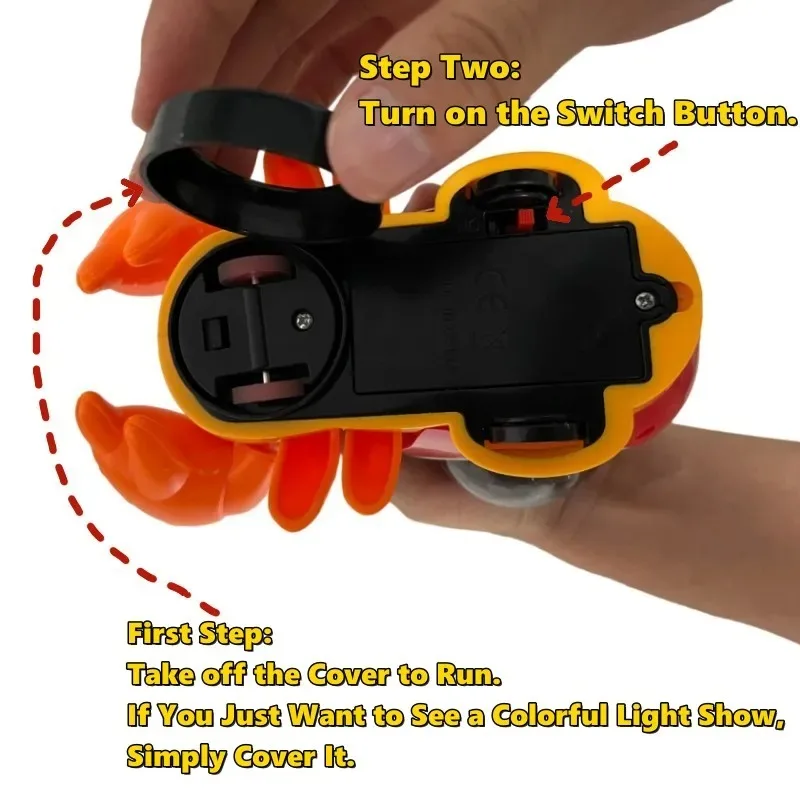 Juguete de caracol de cangrejo para gatear para bebé, juguete para caminar, tiempo de barriga, baile, juguetes educativos interactivos para edades tempranas, regalos para niños pequeños