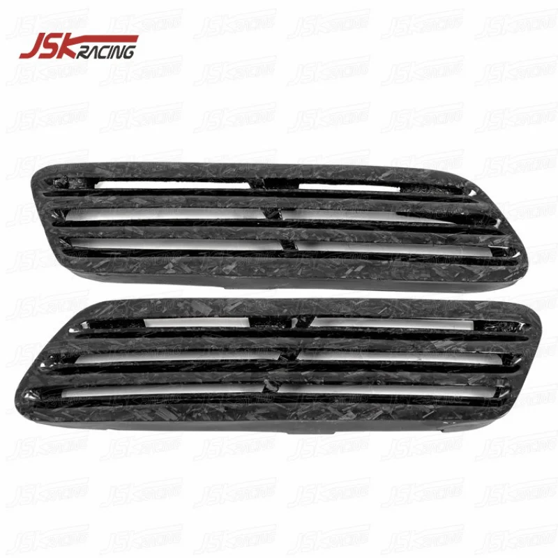 

STYLE FORGED CARBON FIBER SIDE HOOD VENT For 2008-2015 MITSUBISHI LANCER EVOLUTION EVO X