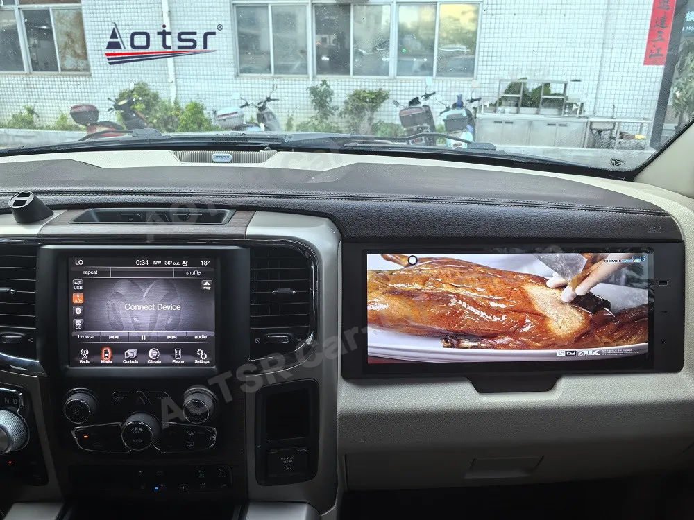17 Inch 128GB Co pilot For Dodge Ram 2014~2018 Android 13 Co-pilot  LCD Instrument Cluster Display Virtual Cockpit Instrume