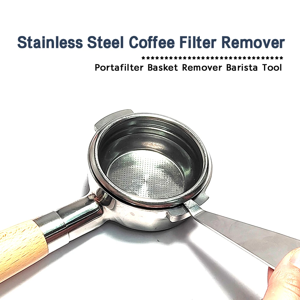 

Coffee Powder Cup Disassembly Stainless Steel Durable Coffee Portafilter Remover Tool Espresso Machine Accessories