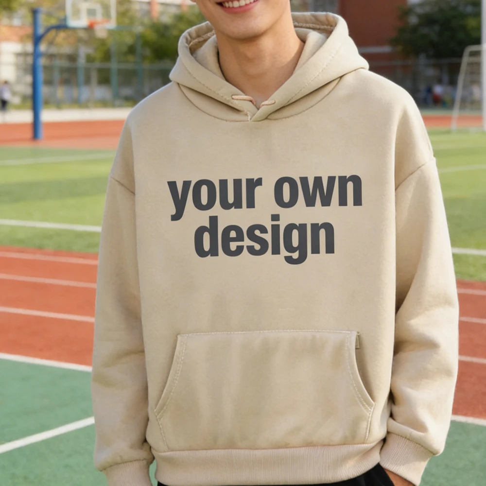 Custom Design Hoodie hoodie clothes for teens casual wear patterned funny female sweatshirts harajuku soft fabric designer