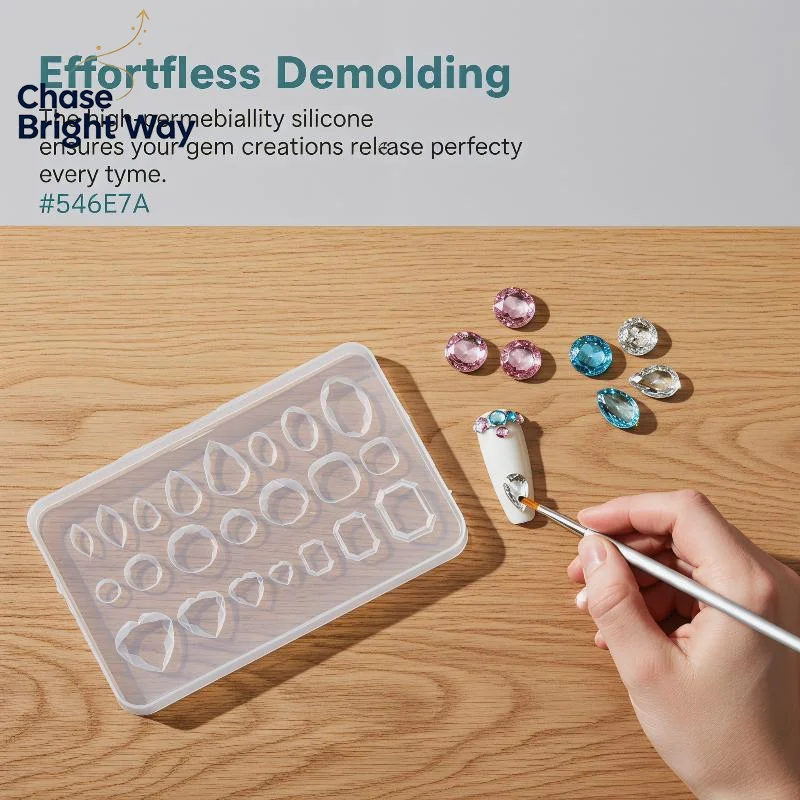3D Silicone Mold for Nail Art DIY Create Distinctive Nail Designs