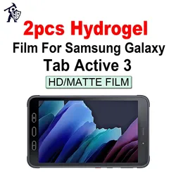 2pcs Tablet Screen Protectors For Samsung Galaxy Tab Active 3 HD Matte Anti Fingerprints Full Cover Soft Film Protective