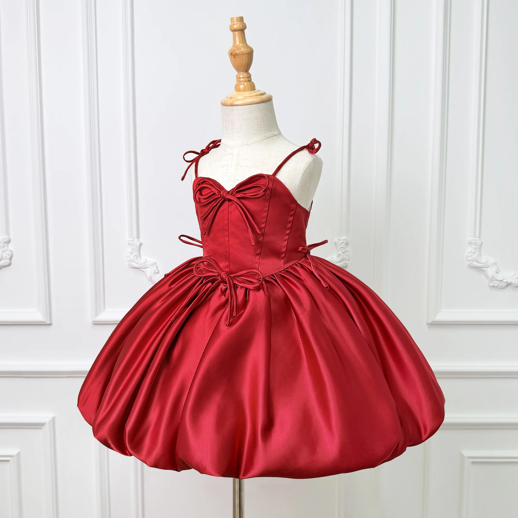 Sommer-Party-Hochzeitskleid für Mädchen, Weihnachtskostüm, elegantes Brautjungfernkleid, Geburtstags-Tutu, Prinzessinnenkleid, Mädchen-Neujahrskleid, Ballkleid, Vestido – Detail 3