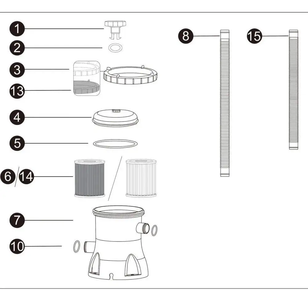 

Высококачественное уплотнительное кольцо для песочных фильтров Bestway 530/800/1000/1500 Gal, верхнее уплотнение крышки насоса для 58383, 58386, 58389 и т. д. P6119Ass16